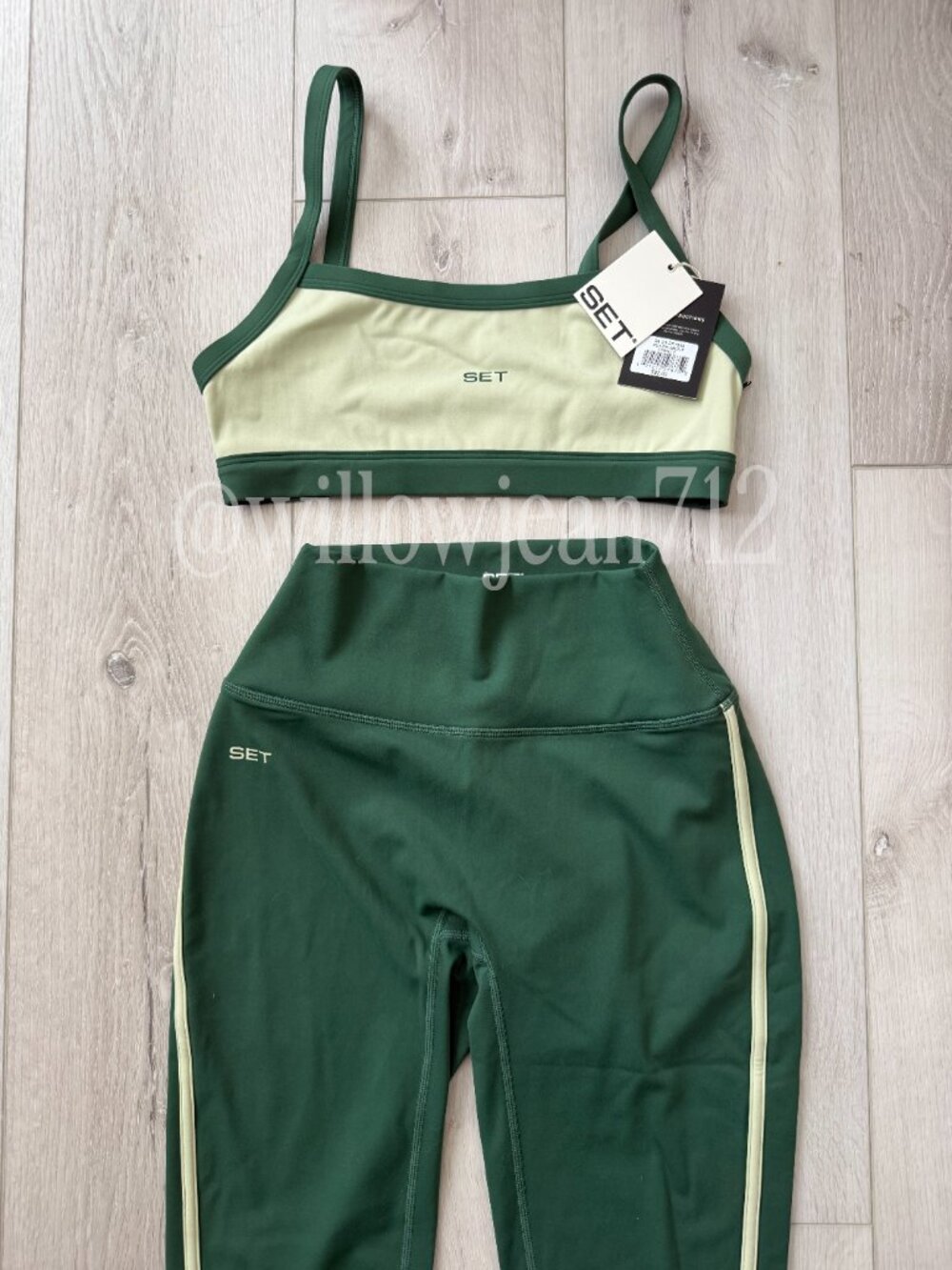 SET Active - S/M - Lawn from Club SET - Bra and Leggings set - Picture 7 of 9